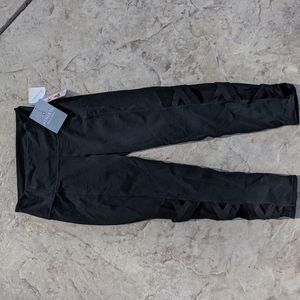 Athleta high rise mesh Capri leggings